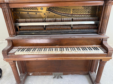 Piano restoration work
