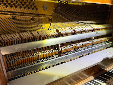 Piano after cleaning