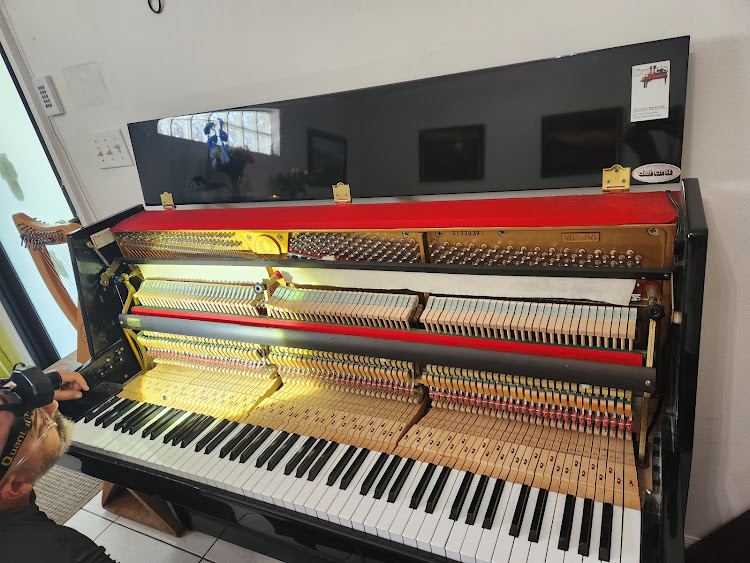 Piano tuning work
