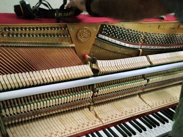 Piano cleaning and tuning